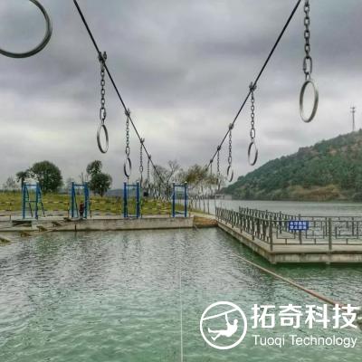 峽谷水上U形網趣橋  峽谷水上蜘蛛網趣橋